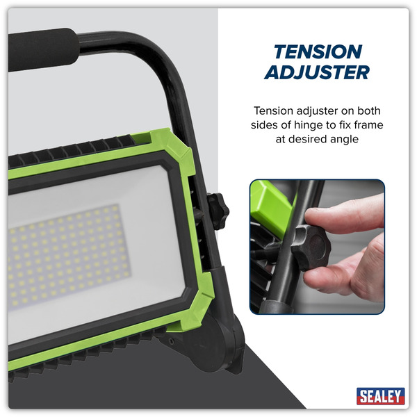 Sealey LED50WL Portable Floodlight 50W SMD LED 230V