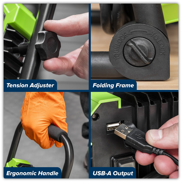 Sealey LED50WL Portable Floodlight 50W SMD LED 230V