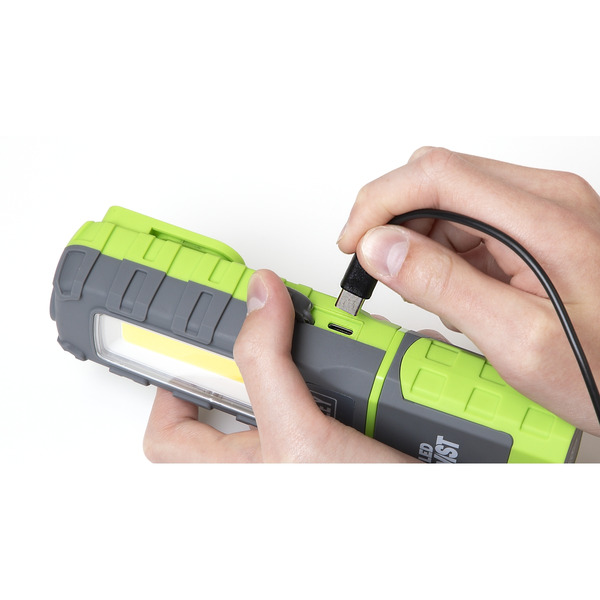 Sealey LED Twist Rechargeable Inspection Light, Green - Box of 12