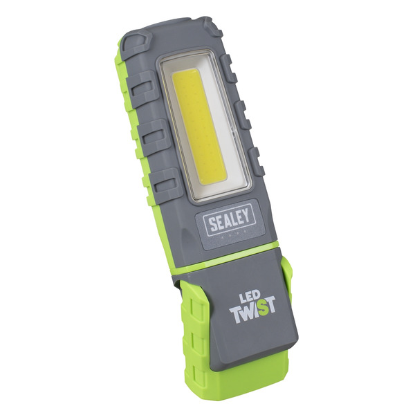 Sealey LED Twist Rechargeable Inspection Light, Green - Box of 12