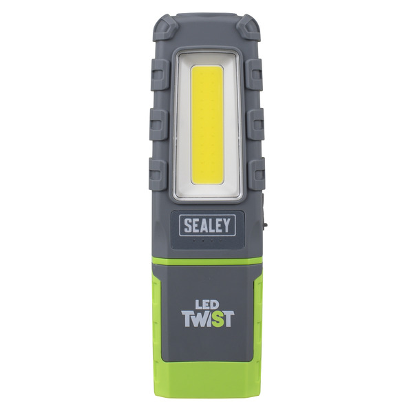 Sealey LED Twist Rechargeable Inspection Light, Green - Box of 12