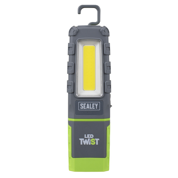Sealey LED Twist Rechargeable Inspection Light, Green - Box of 12