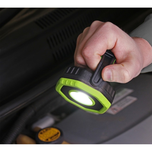 Sealey LED700P Rechargeable 360� Pocket Floodlight with Magnet 7W COB LED - Green