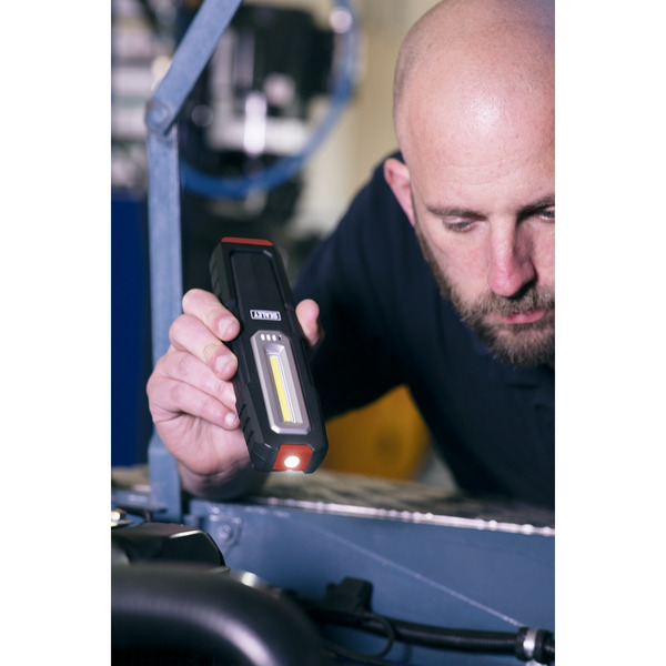 Sealey LEDWC04 Wireless Rechargeable Inspection Light 5W COB & 1W SMD LED