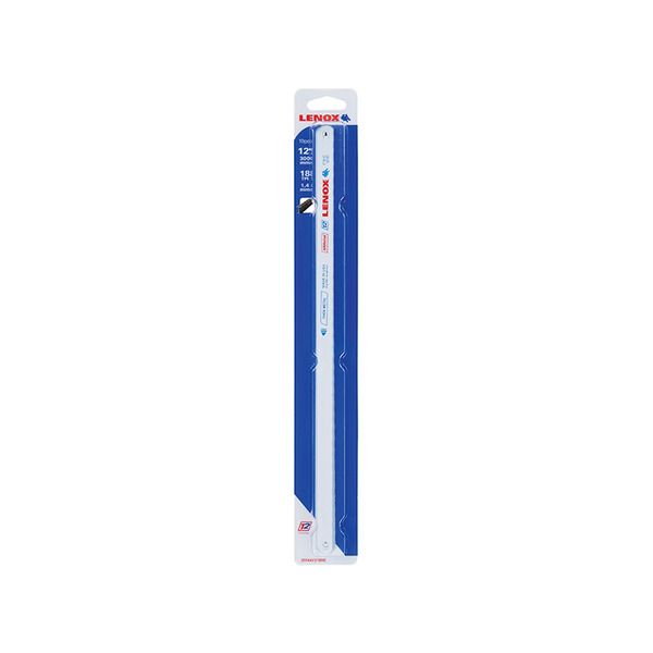 LENOX LEN20144 V218HE Bi-Metal Hacksaw Blades 300 x 13mm 18 TPI (Pack 10)