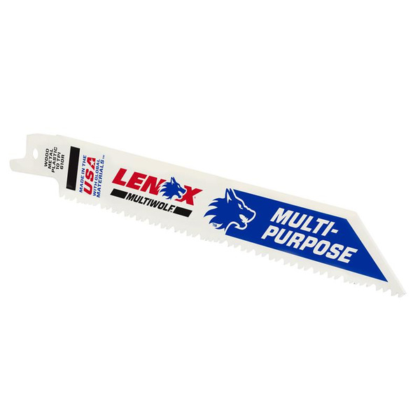 LENOX LEN20493B610 MultiWolf Wave Edge Reciprocating Saw Blade 152 x 19 x 0.9mm 10 TPI (Pack 25)