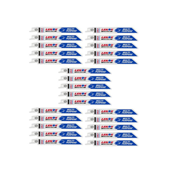 LENOX LEN20493B610 MultiWolf Wave Edge Reciprocating Saw Blade 152 x 19 x 0.9mm 10 TPI (Pack 25)