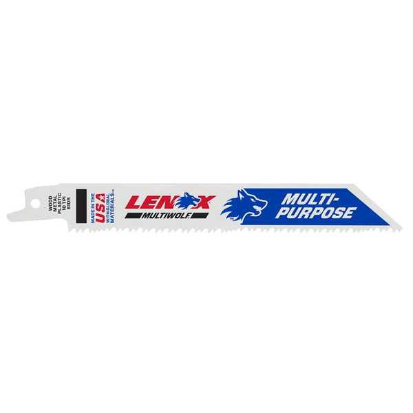 LENOX LEN20562610R MultiWolf Wave Edge Reciprocating Saw Blade 152 x 19 x 0.9mm 10 TPI (Pack 5)