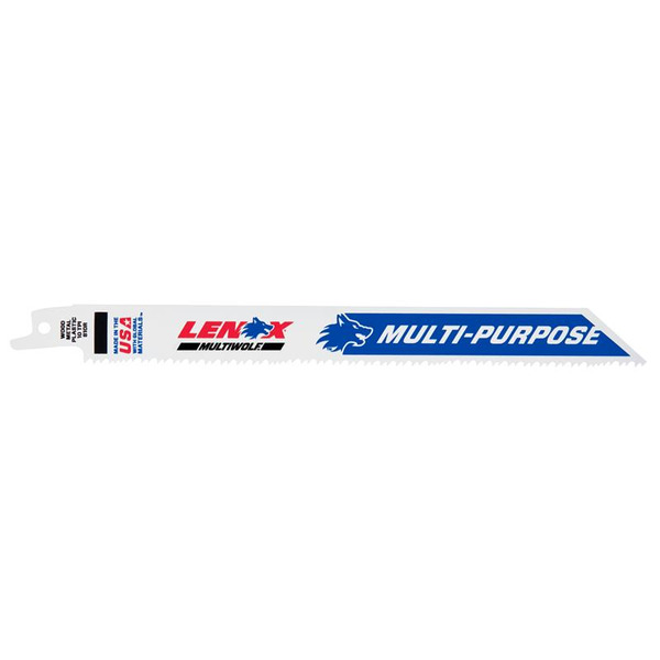 LENOX LEN20590B810 MultiWolf Wave Edge Reciprocating Saw Blade 203 x 19 x 1.3mm 10 TPI (Pack 25)