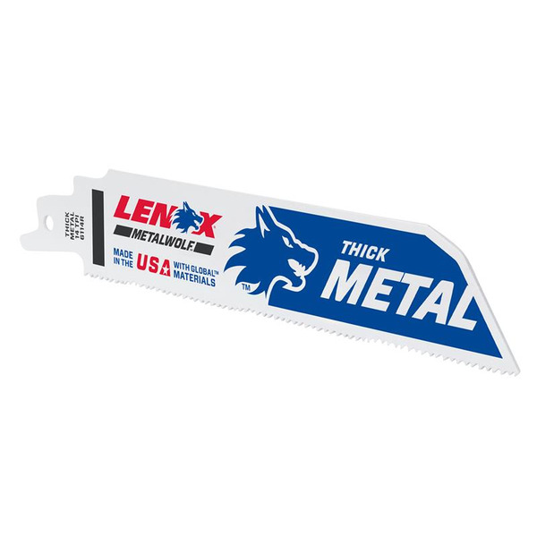 LENOX LEN26114R MultiWolf Wave Edge Reciprocating Saw Blade 152 x 25 x 1.1mm 14 TPI (Pack 5)
