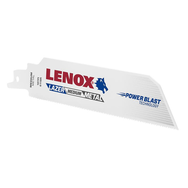 LENOX LEN46118R MetalWolf Wave Edge Reciprocating Saw Blade 152 x 25 x 1.1mm 18 TPI (Pack 5)