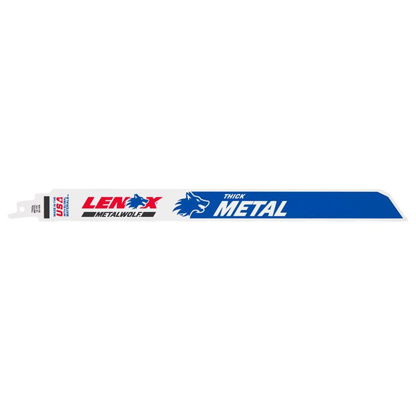 LENOX LEN5B12114R MetalWolf Wave Edge Reciprocating Saw Blade 305 x 25 x 1.07mm 14 TPI (Pack 25)