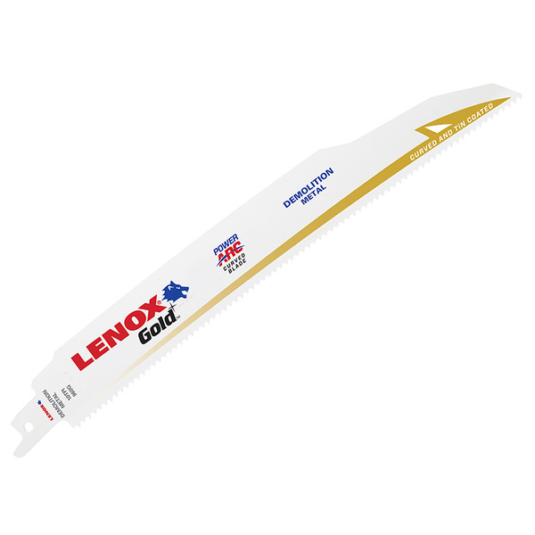 LENOX LEN960GR Gold® Power Arc® Curved Demo Cutting Saw Blade 229 x 22 x 1.6mm 10 TPI (Pack 5)