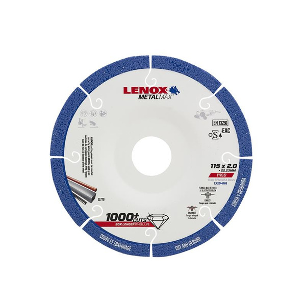 LENOX LENLX2044468 METALMAX™ Diamond Blade 115 x 2.0 x 22.23mm