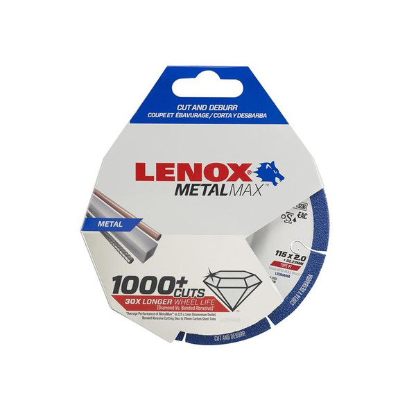 LENOX LENLX2044468 METALMAX™ Diamond Blade 115 x 2.0 x 22.23mm