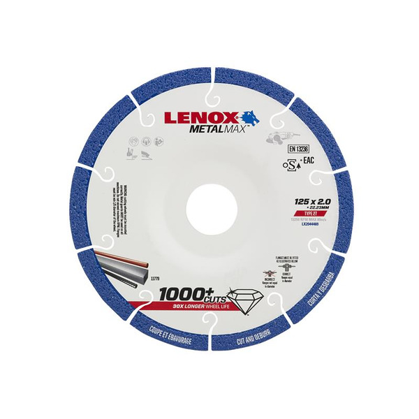 LENOX LENLX2044469 METALMAX™ Diamond Blade 125 x 2.0 x 22.23mm