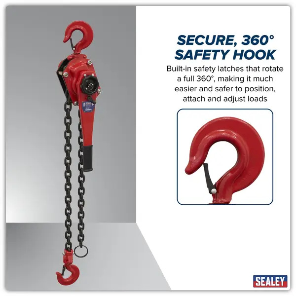 Sealey LH3000 Steel Lever Hoist 3000kg