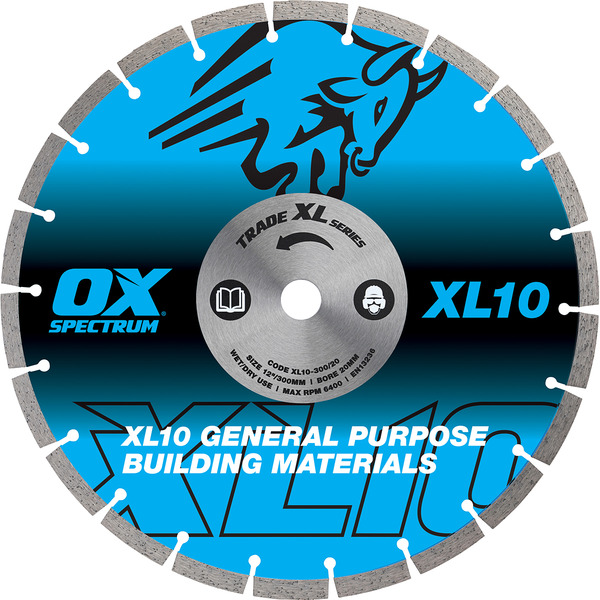 OX Spectrum Trade XL-10 Segmented Diamond Blade - General Purpose - 300/20mm