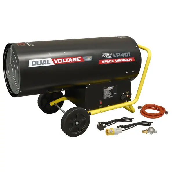 Sealey LP401 Dual Voltage Space Warmer&reg; Propane Heater 210,000-400,000Btu/hr