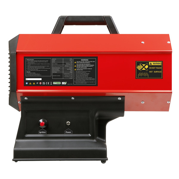 Space Warmer® Propane Heater 30,000-68,000Btu/hr (9-20kW) 230V with 20V 4Ah Kit