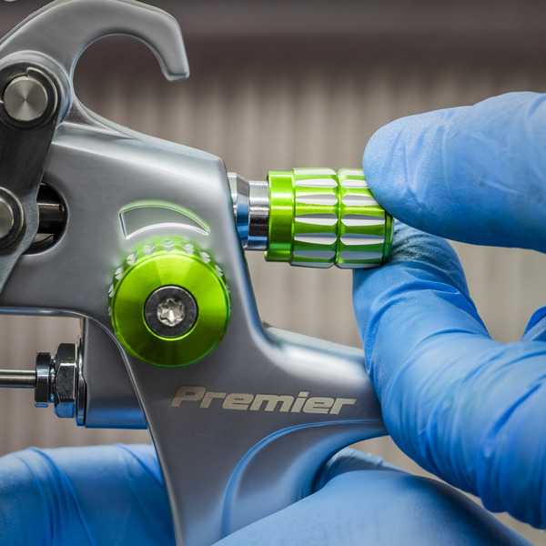 Sealey LVLP01 Premier Professional LVLP Gravity Feed Spray Gun 1.4mm Set-Up