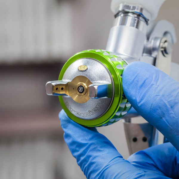 Sealey LVLP01 Premier Professional LVLP Gravity Feed Spray Gun 1.4mm Set-Up