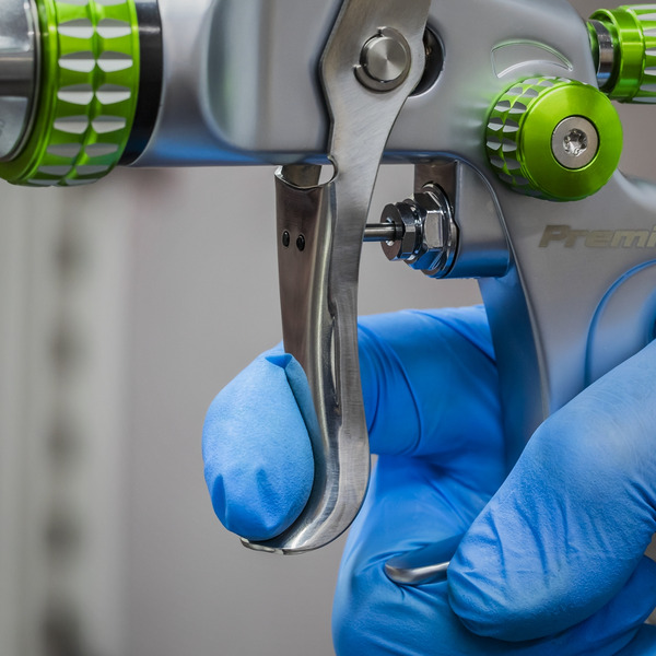 Sealey LVLP01 Premier Professional LVLP Gravity Feed Spray Gun 1.4mm Set-Up