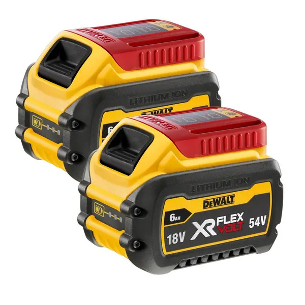 DeWalt DCS520T2KIT DCS520T2 54V XR 165mm Flexvolt Plunge Saw Complete Guide Rail Kit with 2 6.0ah Batteries
