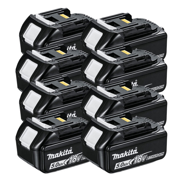 Makita BL1850x8 18V 5.0Ah LXT Lithium-Ion Battery (8 Pack)