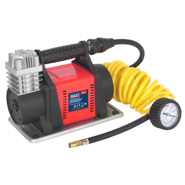 Sealey MAC05 Heavy-Duty Tyre Inflator/Mini Air Compressor 12V