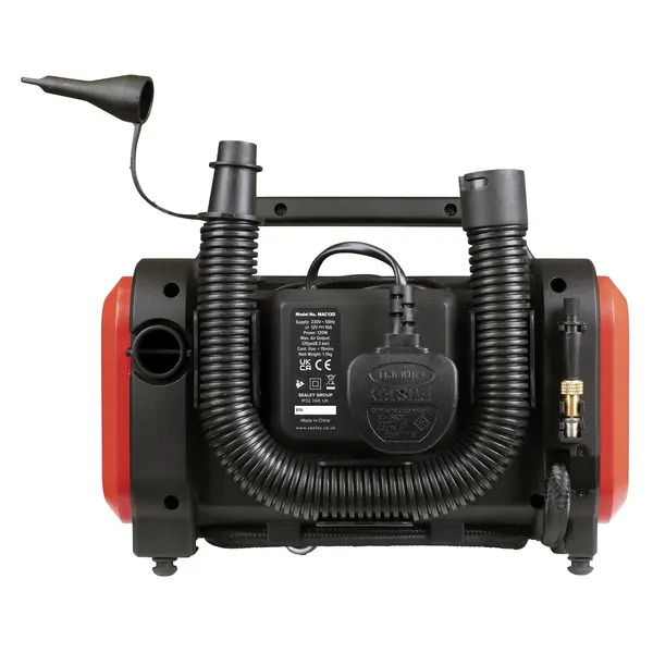 Sealey MAC13D Tyre Inflator & High-Volume Air Pump 12V/230V AC