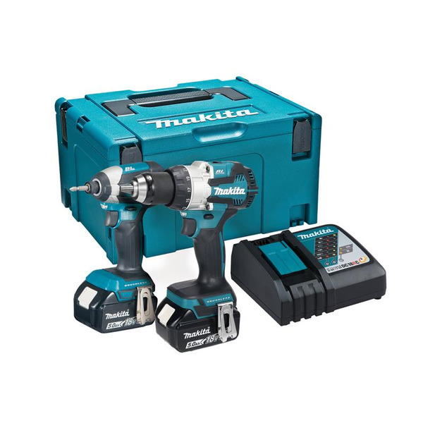 Makita DLX2507TJ LXT Brushless Combo Kit 18V 2 x 5.0Ah Li-ion