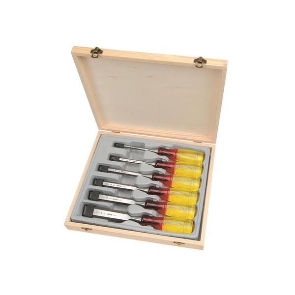 IRWIN® Marples® M373 Bevel Edge Chisel Splitproof Handle Set, 6 Piece