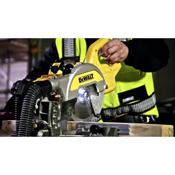 DeWALT DCS777T2 XR FlexVolt Mitre Saw 216mm 54V 2 x 6.0Ah Li-ion