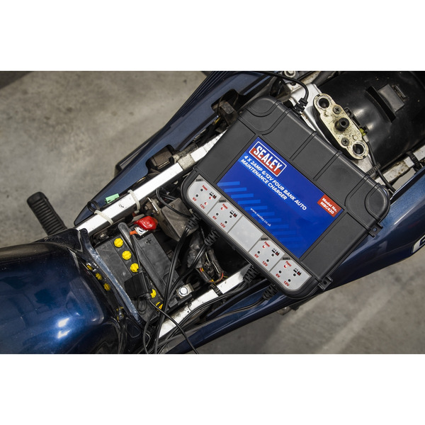 Sealey MBC420 6/12V 4 Bank Auto Maintenance Charger 8A (4 x 2A)