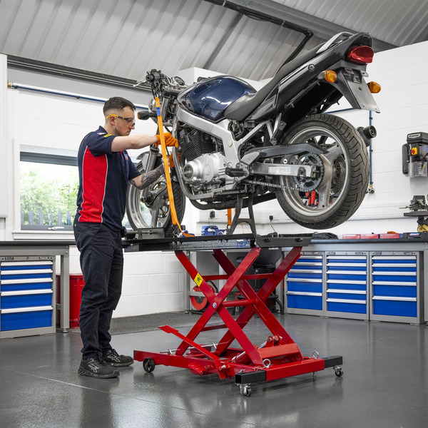 Sealey MC365 Hydraulic Motorcycle Lift 363kg Capacity