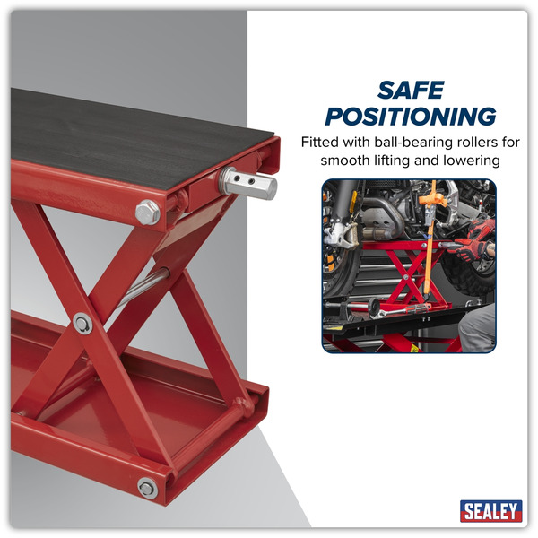 Sealey MC5908 Motorcycle Scissor Stand 450kg Capacity