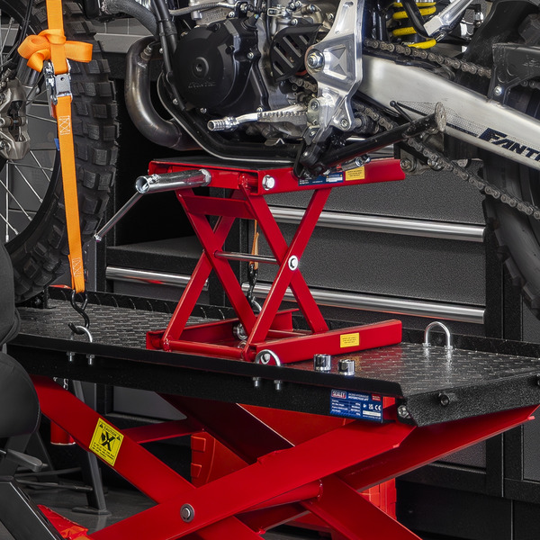 Sealey MC5908 Motorcycle Scissor Stand 450kg Capacity
