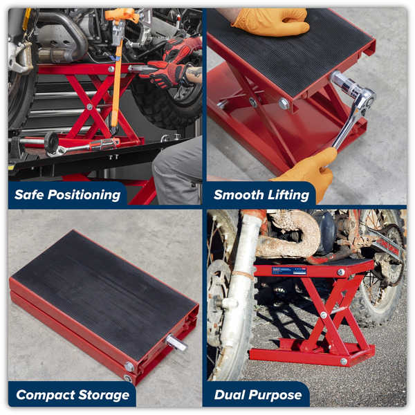 Sealey MC5908 Motorcycle Scissor Stand 450kg Capacity