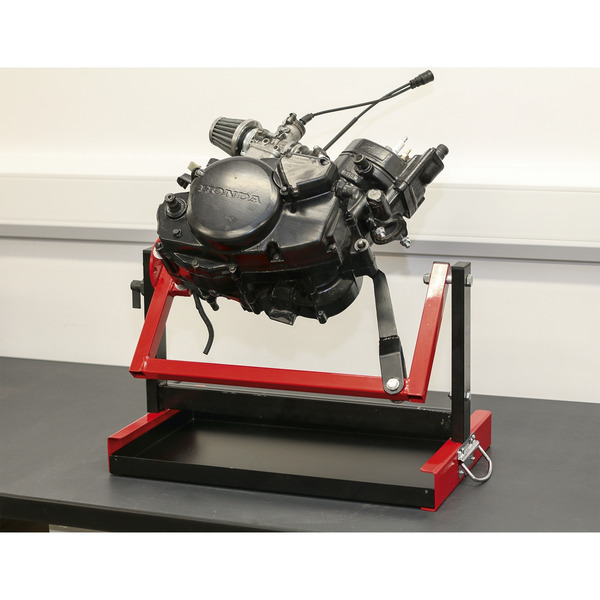 Sealey MES01 Motorcycle Engine Stand, Single/Twin Cylinder 30kg Capacity