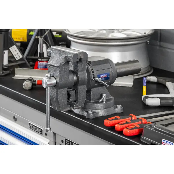 Sealey MFV150 Multifunction Cast Iron Vice with Swivel Base 150mm