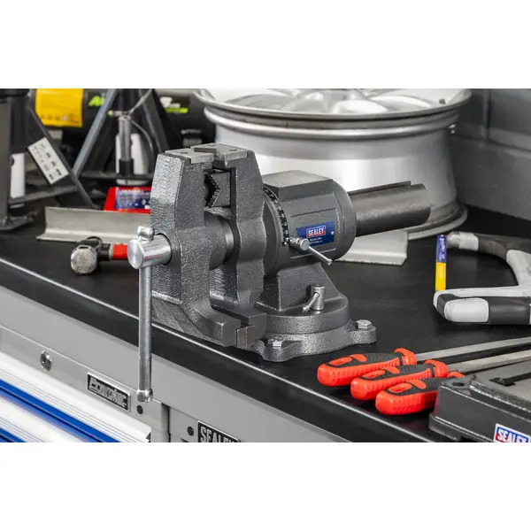 Sealey MFV150 Multifunction Cast Iron Vice with Swivel Base 150mm