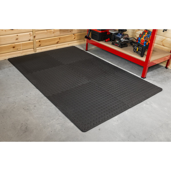 Sealey MIC1218 Interlocking EVA Foam Workshop Mat Set 1200 x 1800mm