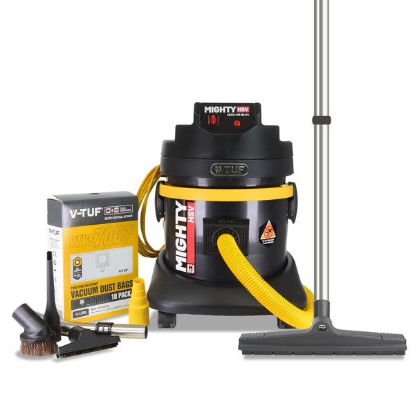 V-TUF MIGHTY HSV 21L M-Class 240V Industrial Dust Extraction Wet & Dry Vacuum Cleaner - MIGHTYHSV240