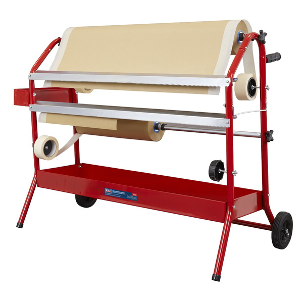 Sealey MK67 Masking Paper Dispenser Trolley 2 x 900mm Rolls
