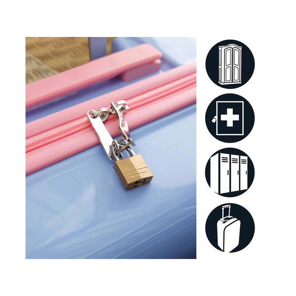 Solid Brass 30mm Padlock 4-Pin