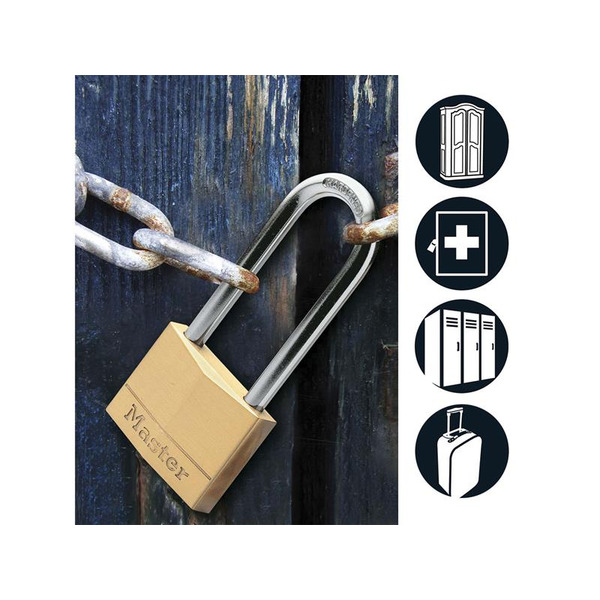 Solid Brass 40mm Padlock 4-Pin