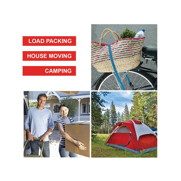 MLK3020E Master Lock Twin Wire Bungee Cord 60cm Red 2 Piece