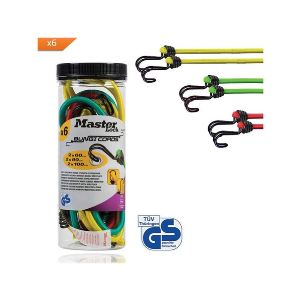MLK3040E Master Lock Bungee Jar 6 Pieces