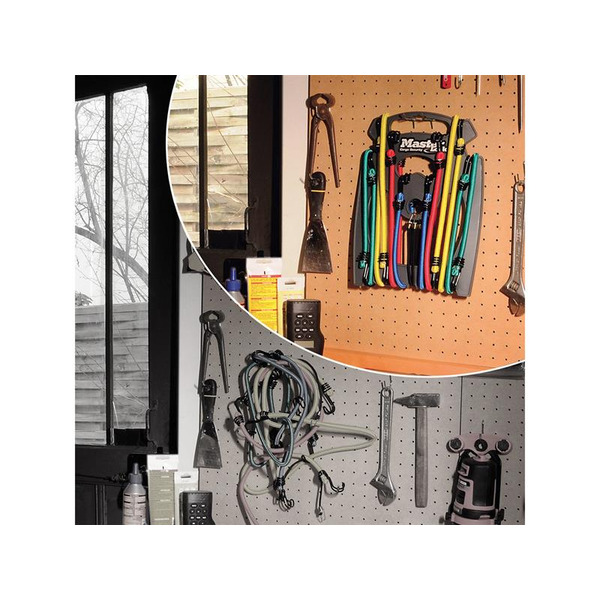 MLK3043E Master Lock Twin Wire™ Bungee Organiser 10 Piece
